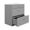Space Solutions 30 in.W 3 Drawer Lateral File Cabinet, Home/Office, Letter/Legal Sizes, Arctic Silver 25072 - alternate 13